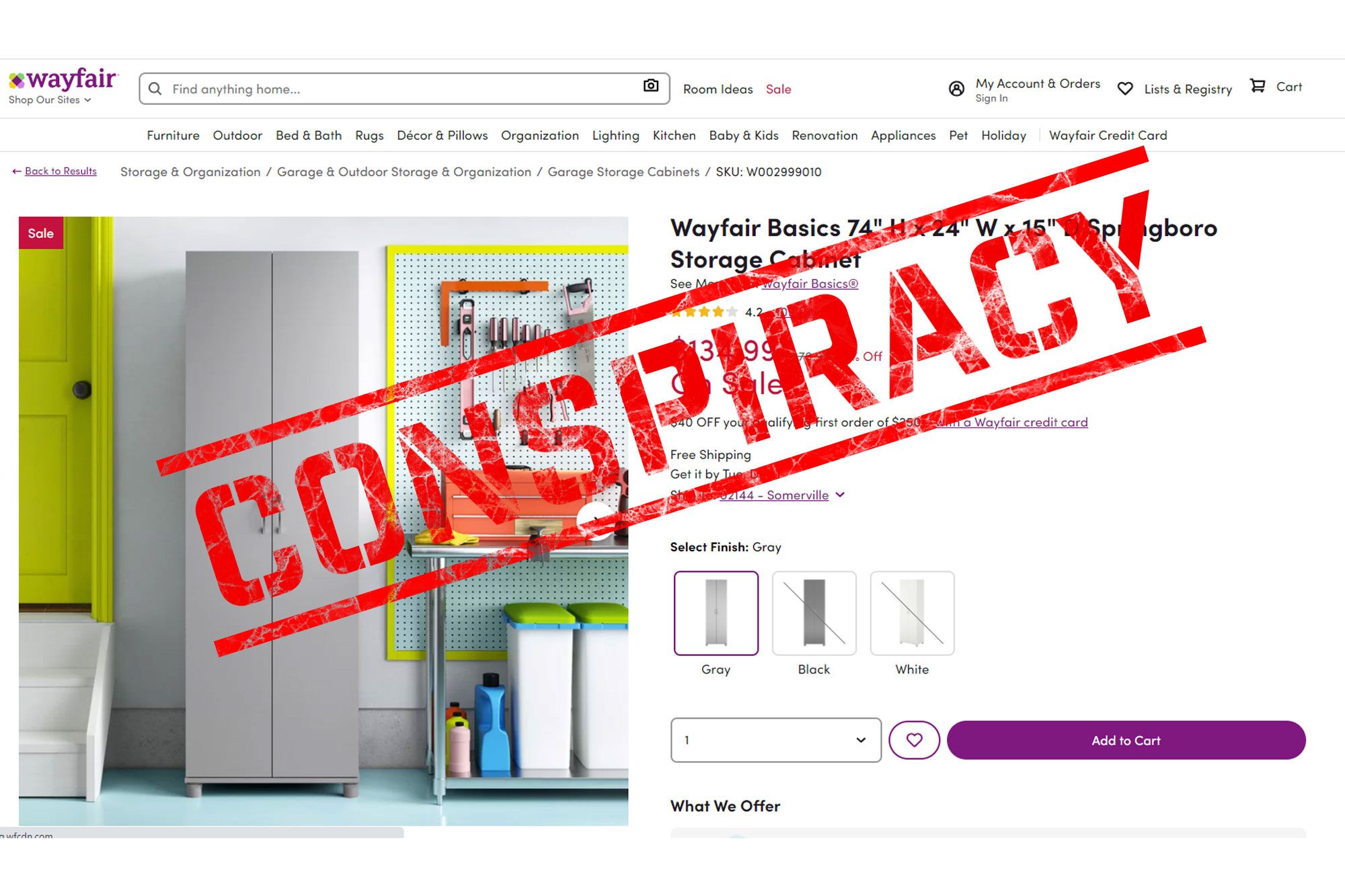 wayfair conspiracies